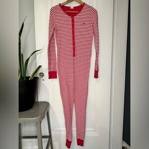 Hollister Co. Women's Red and White Bodysuit